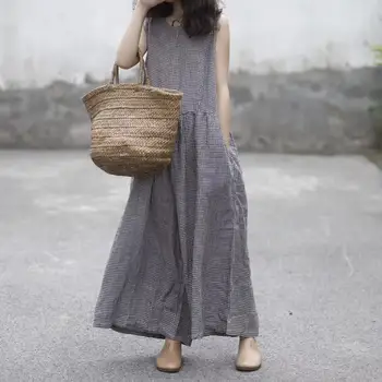 

M- 2XL Loose slim Ankle-Length Pants female plus size women's wild plaid wide leg jumpsuit H73