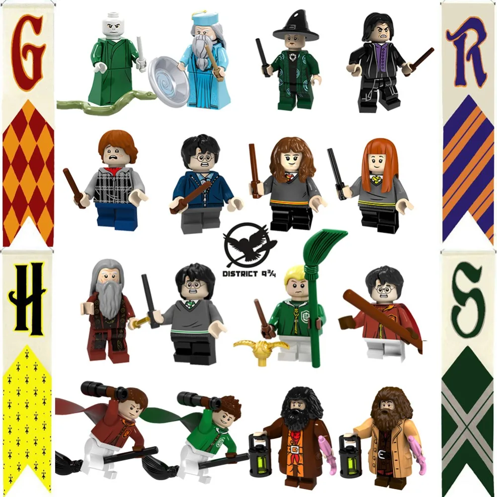 

Harry Potter Wand Single Figures Compatible with Legoingly Hogwarts Hermione Granger Building Blocks Voldemort DIY Toy Gift GK30