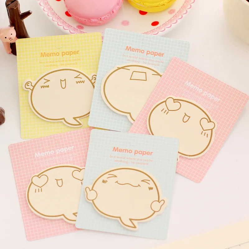 

Cartoon inspirational expression Memo Pads Diary Stickers N Times post Office learning sticky Stickers Stationery Supplies