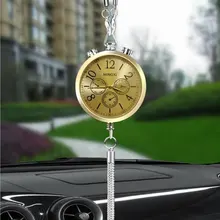 Автомобильный стиль, автомобильные часы, аксессуары для интерьера, духи для хранения, подвесной кулон, украшение для автомобиля, зеркало заднего вида, украшение