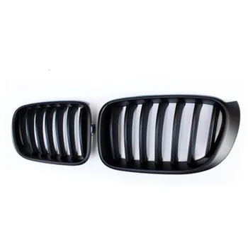 

1pair Matte black Car Front Kidney Grilles For BMW F25 X3 F26 X4 2014-2017 Car Exterior Replacement Racing Grills