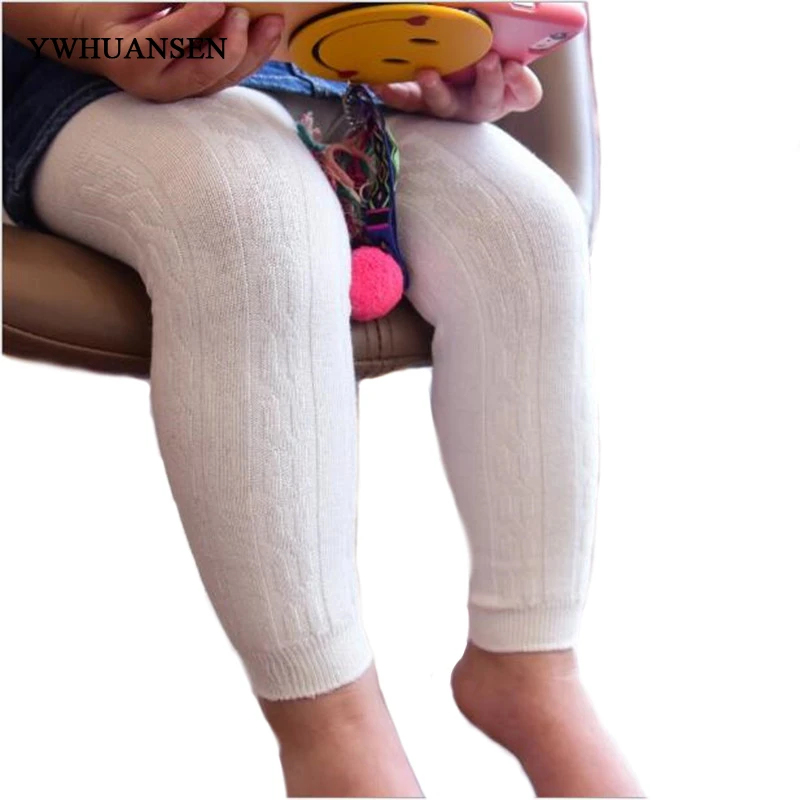 

YWHUANSEN 2017 Autumn Girls Leggings Cotton Knitted Legging infantil para menina Soft Korean Clothes for Kids Meisjes Leggings