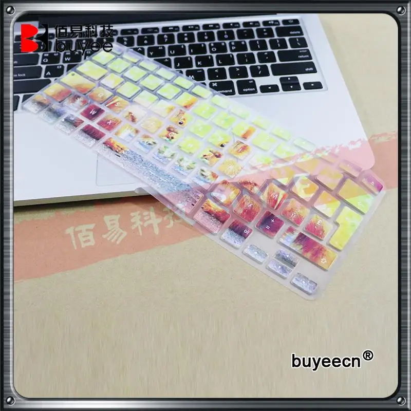 

New Laptop 13" 15" UK GR FR SP Silicone Keyboard Protector For Macbook German French Spanish Keyboard Cover