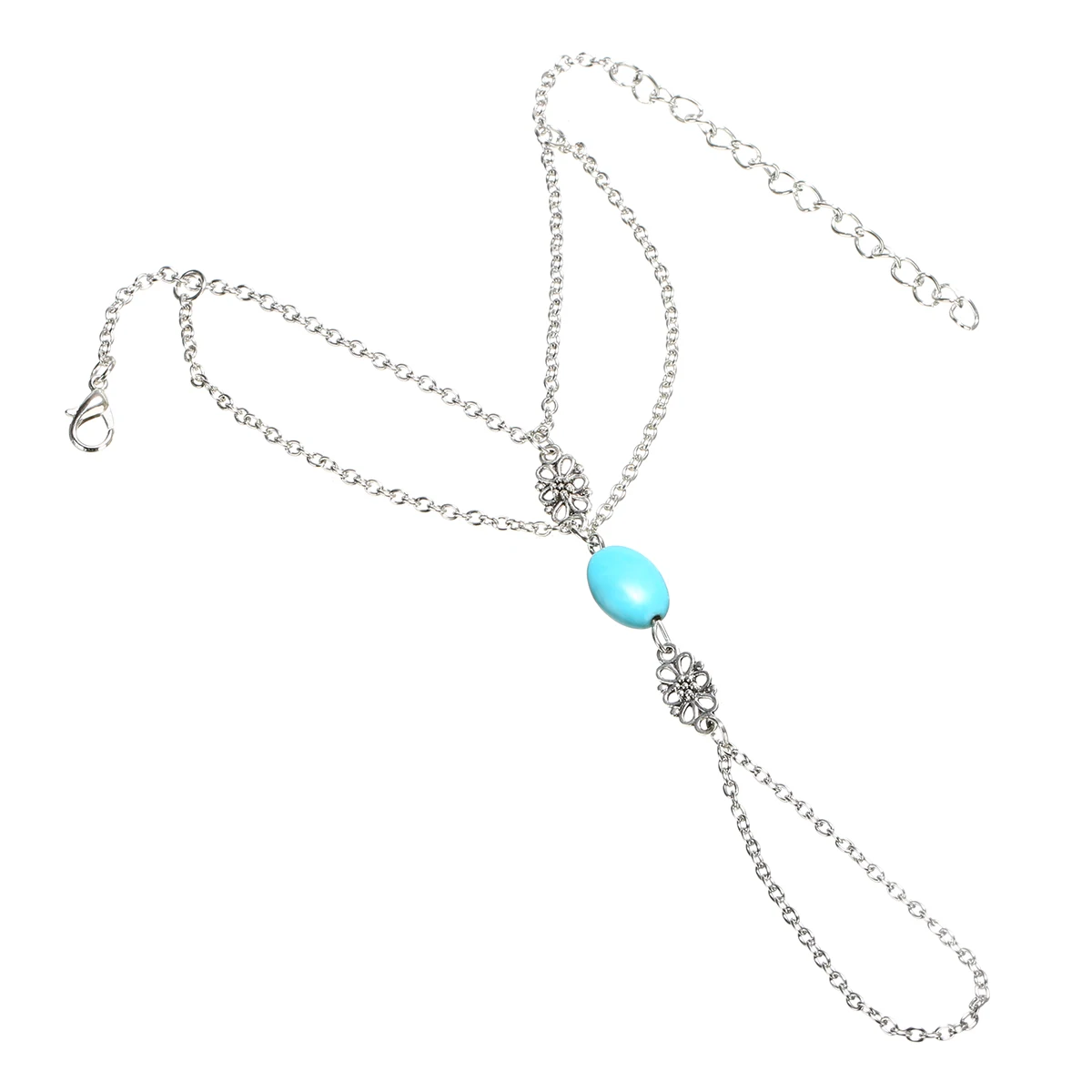 Charms Bead Slave Chain Hand Harness Chain Shellhard Boho Vintage Link Bracelets  Bohemian Jewelry For Women Femme Bijoux