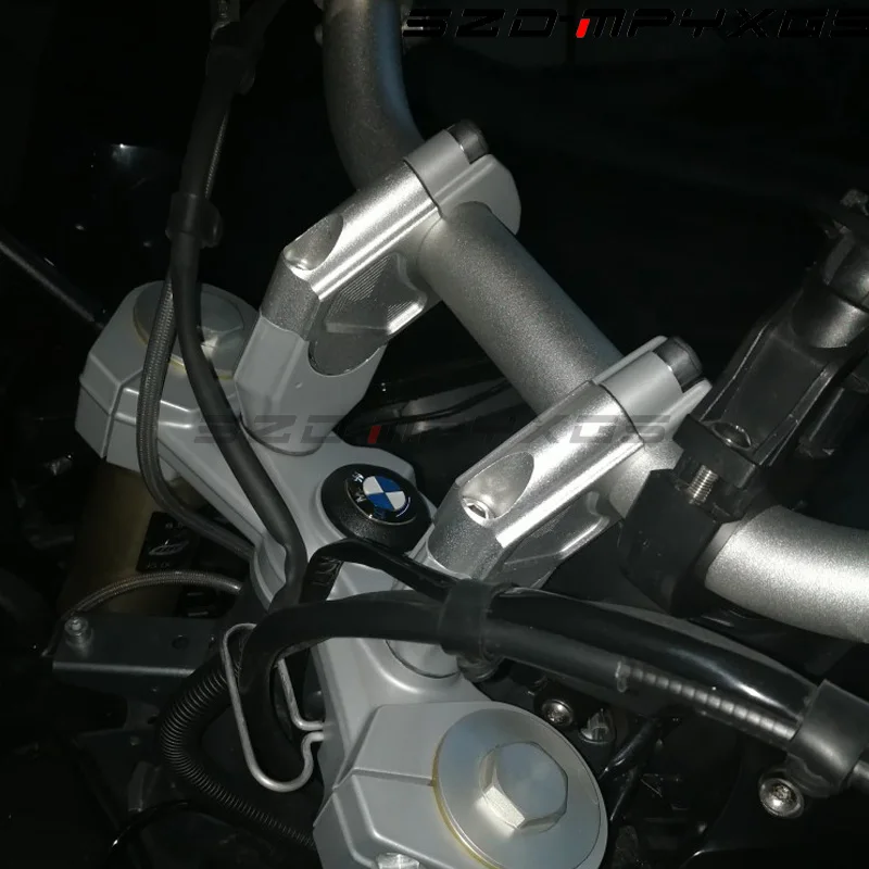 Для BMW F800GS/F800R/F800GT серебряные аксессуары для мотоциклов Ручка Бар Зажим выпуклый