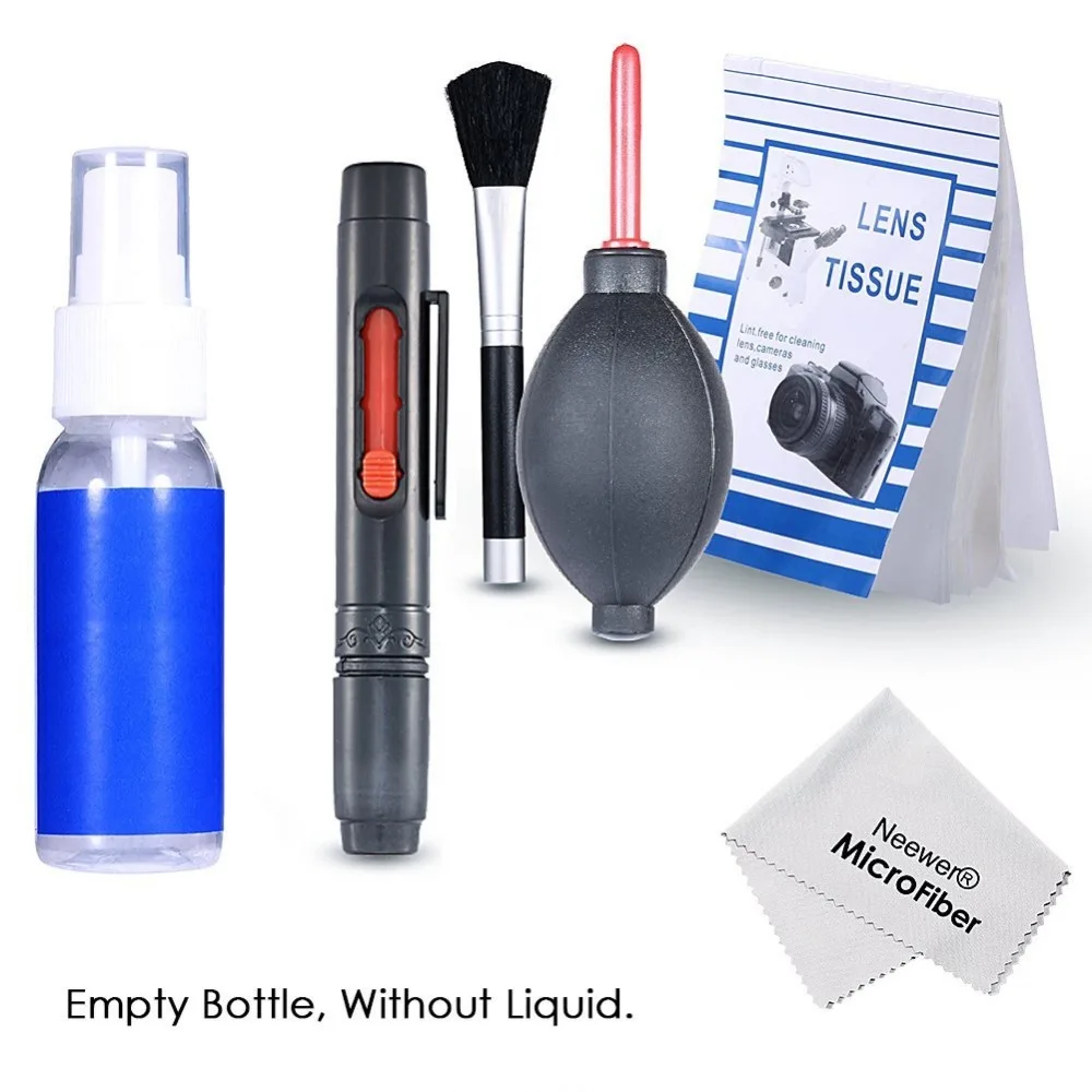 

Neewer 6-IN-1 Professional Cleaning Kit for DSLR Cameras and Sensitive Electronics (Canon, Nikon, Pentax, Sony, and so on)