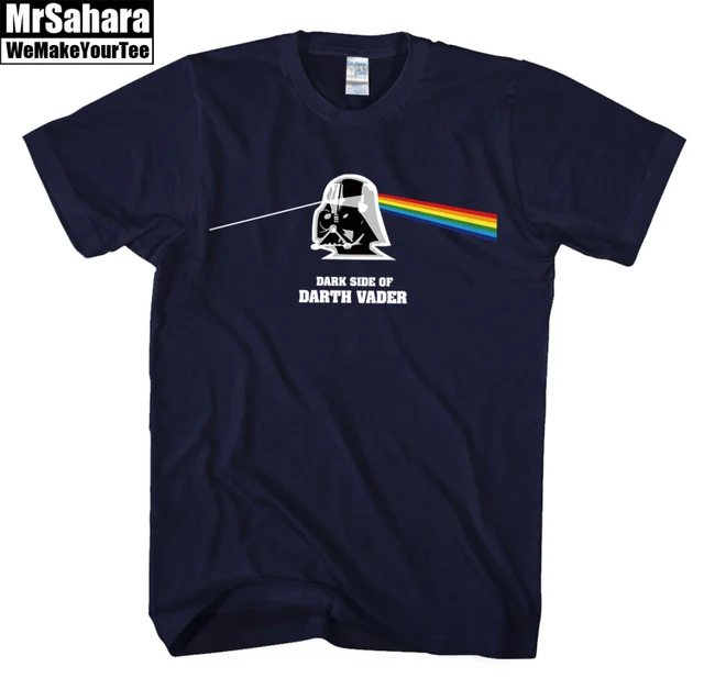 Dark side of darth vader tshirt Star Wars funny Shirt Mens 100 cotton