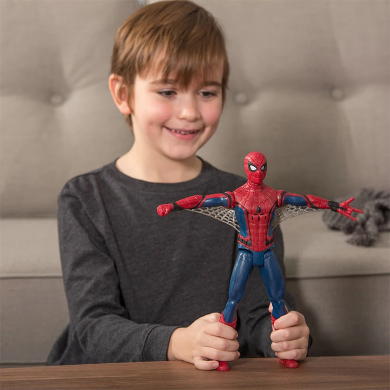30 см Marvel Avengers Человек паук фраза и звуки электронные фигурка игрушки коллекция