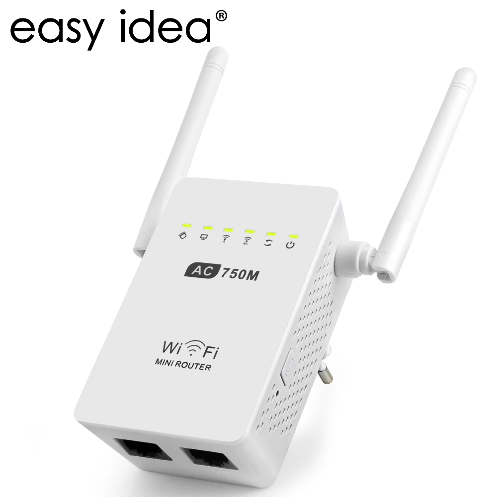 Acheter EASYIDEA 750 M WiFi Routeur Double Bande 2.4 5G Sans Fil Routeur AP WiFi Répéteur Double Antenne WiFi Signal amplificateur 802.11 ac b g n