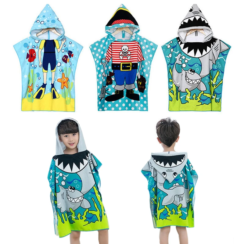 childrens beach poncho