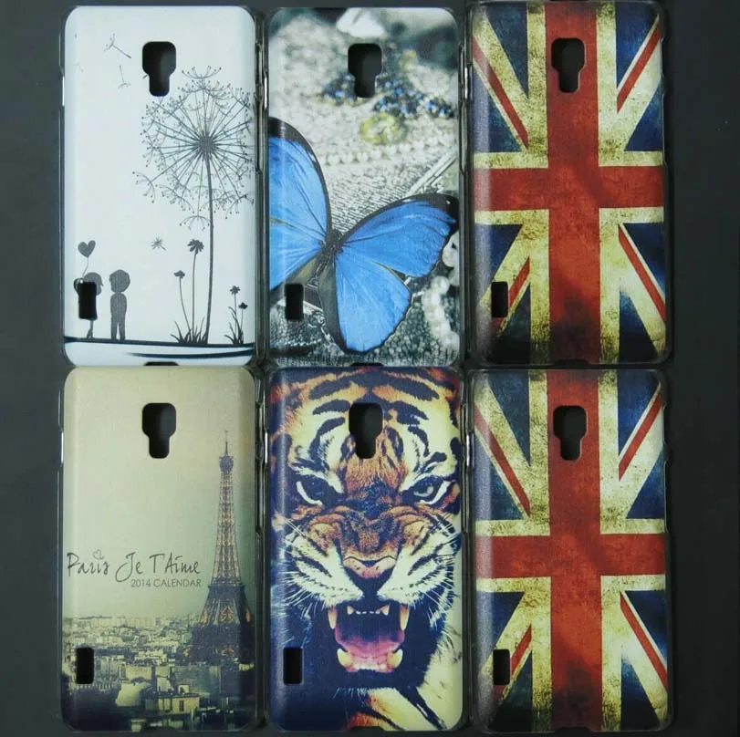 

1x Rabbit Eiffel Tower Leopard Retro UK US Flag Hard Back case cover for LG Optimus L7 II L7-2 P710 P713 Single SIM