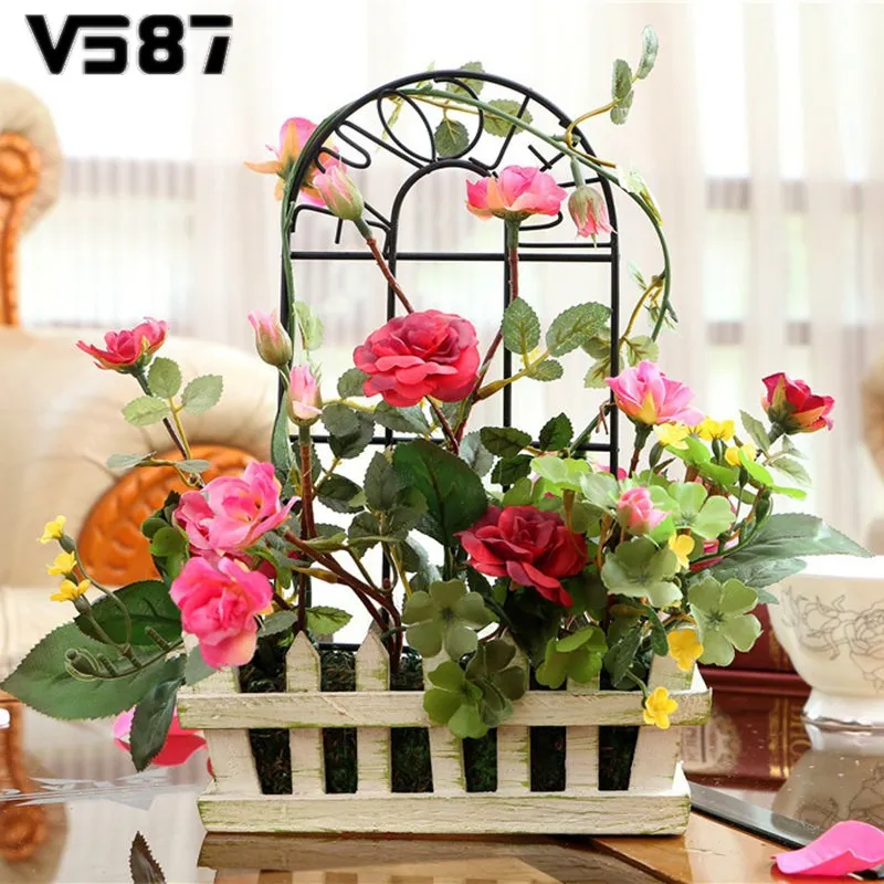 Compra valla de madera decorativa online al por mayor de china ... Eucalipto creativo cerca
