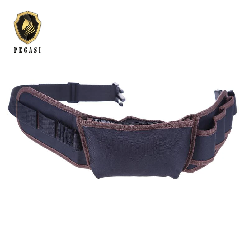 

PEGASI Multifunction Durable Hardware Mechanics Tool Bag Waterproof Oxford Cloth Tool Bag Hardware Repair Waist Organizer Bag