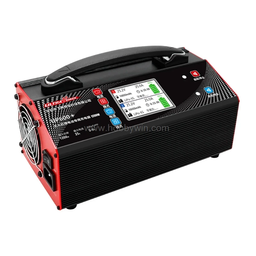 UP600 + Двухканальное зарядное устройство LiPo LiHV 2 6S для больших дронов Максимальная