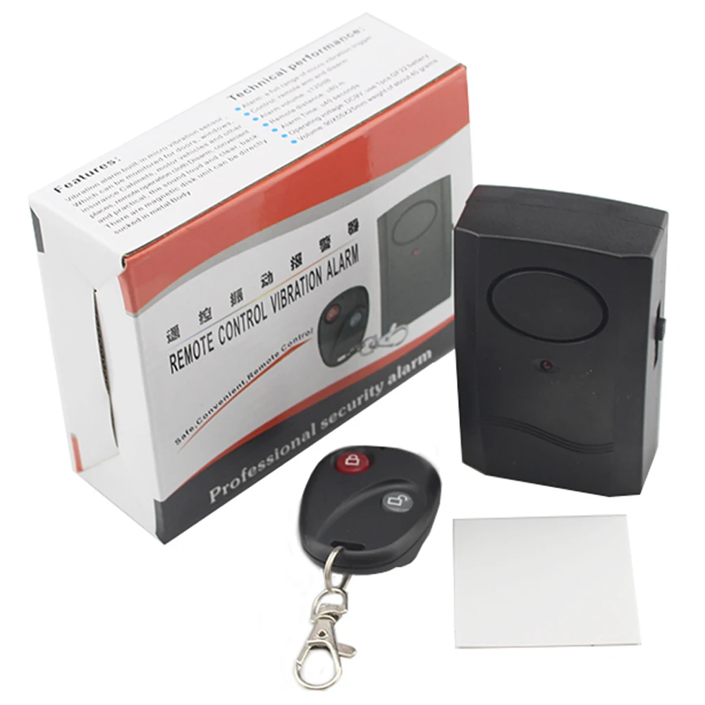 Motorcycle Scooter Wireless Remote Control Vibration Alarm System Anti