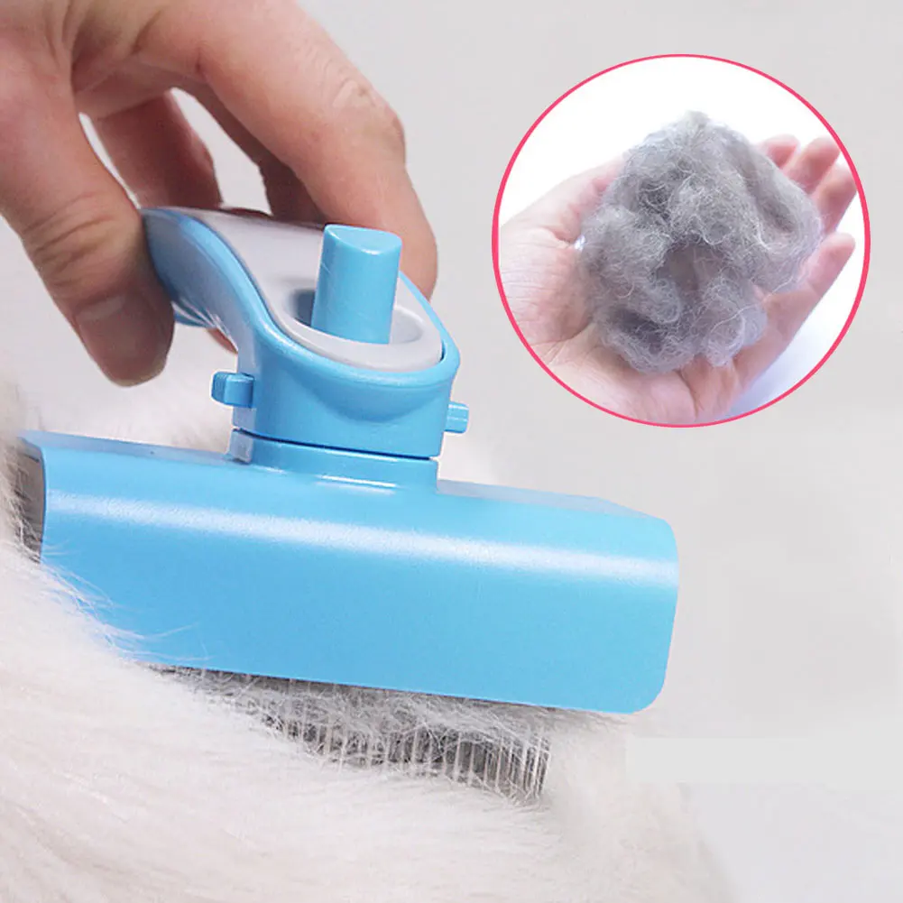 

Hot Dog Cleaning Comb Steel Pet Hair Removal Grooming Brush Pet Accessories LFD