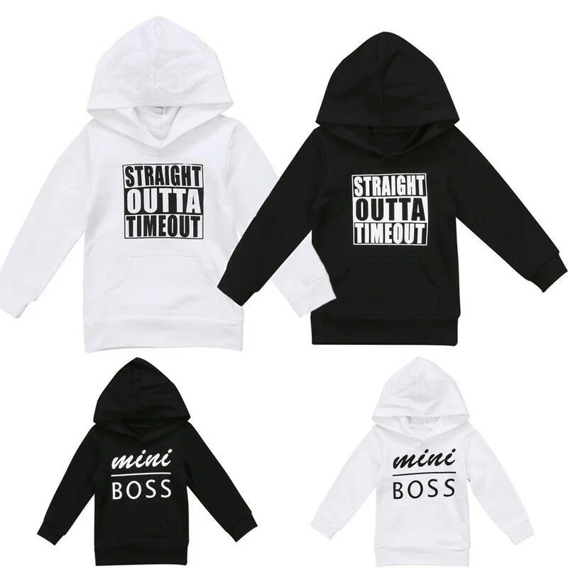 

Toddler Newborn Baby Boy Girl Hoodie Tops Hooded Sweatshirt Outdoor Casual Clothes