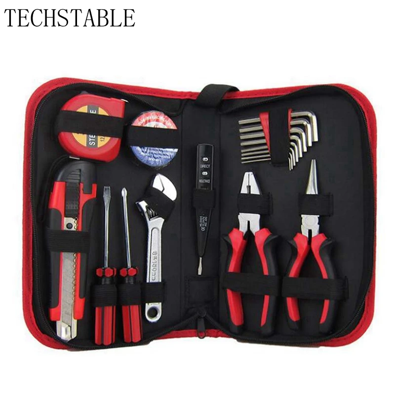 TECHSTABLE high quality Home Tools Combination Household Tool Set Hand Tools repair tools