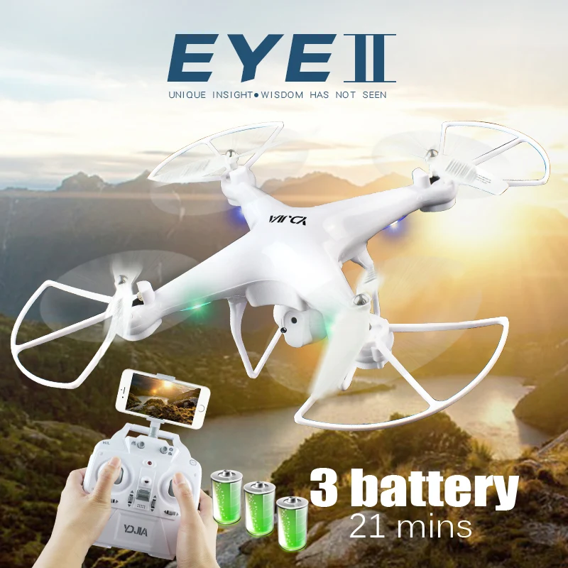 Drone with Adjustable 720P 2MP Camera WIFI FPV Quadcopter RTF RC Helicopter Dron Toy for Beginner VS JJRC H68