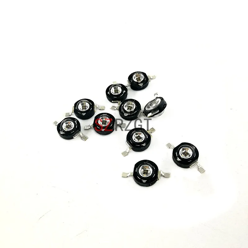 10pcs 3W High Power led 850nm 940nm 730nm Infrared LED IR for Night Vision CCTV DIY