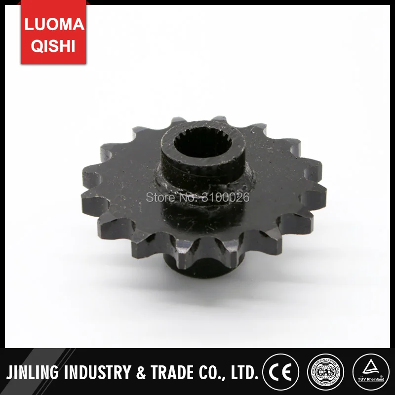 

16T Sprocket Fit for GY6 CVT 150CC 200CC Engine 530# Chain Drive China ATV UTV Quad Bike Scooter Motorcycle Parts