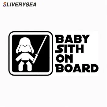 

Car Styling Star Wars Cartoon Astronaut BABY SITH ON BOARD Creative Auto Decal Car Bumper Body Decal Sticker Pattern Vinyl