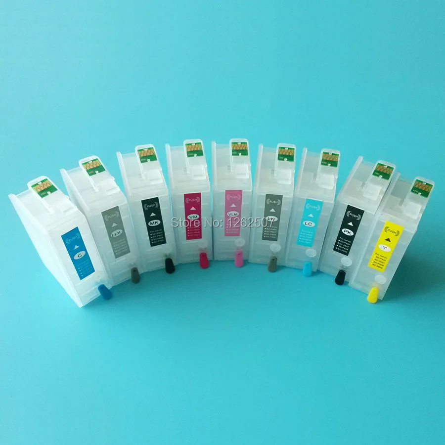 T1571t1579 T157 R 3000 30ml 9colors Refillable Ink Cartridge For Epson