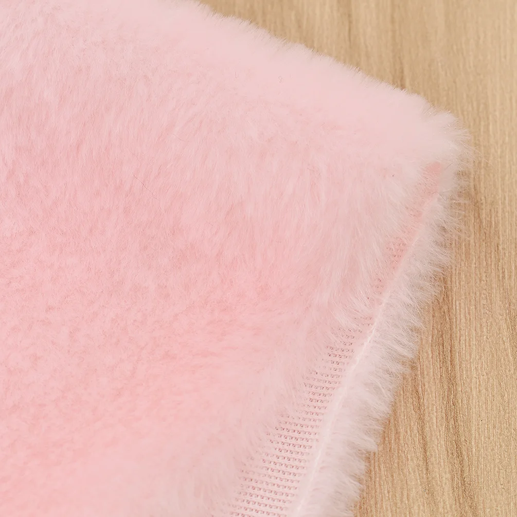Light Pink Осень Зима Сделай Сам Лоскутное украшение одежды имитация меха ткань ручной работы Пришивные аксессуары для одежды - Цвет: Light Pink