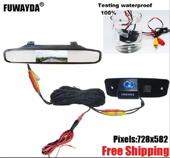 4.3inch LCD Car Monitor+SONY HD Night Vision Auto Parking Assistance Reverse Camera for Toyota Highlander Kluger Lexus RX300 |