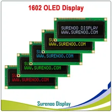 Реальный oled-дисплей, 1602 162 символ параллельный ЖК-модуль дисплей LCM экран, встроенный WS0010, поддержка последовательного SPI