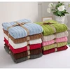 Good Buy Thicken Cotton Blanket Handmade Soft Knitted Solid Color Plaid Throw Blanket On Sofa Bed Plane Warm Bedspreads 100% High Quality 32839253847