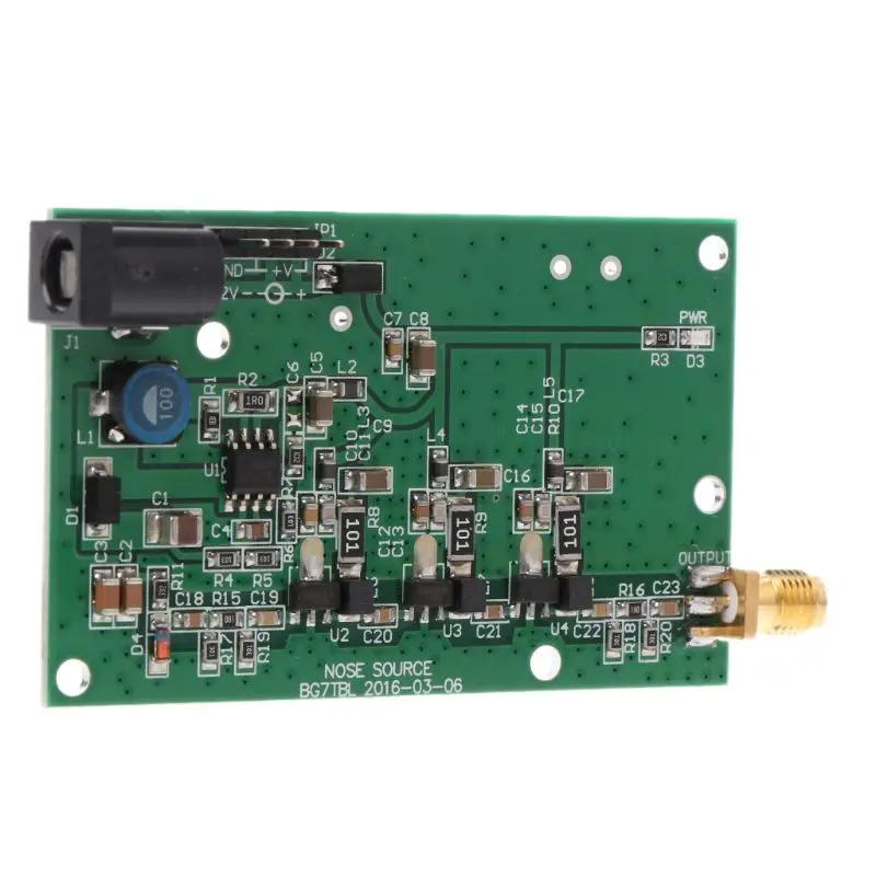 

2019 New DC 12V Power Supply for SMA Noise Source Simple Spectrum External Tracking Source DIY Electronic Module Board Kit
