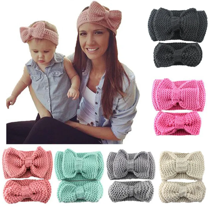 Kids Infant Head Wrap Ear Warmer Knot Baby Turban Knit Headband Hair Band