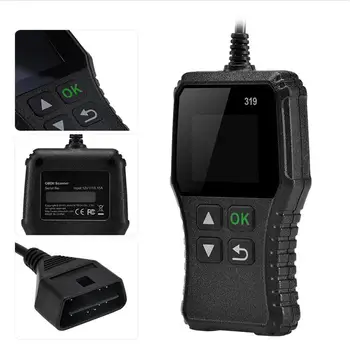 

CR319 Scanner Car Fault Code Reader Engine Diagnostic Scanner Reset Tool Supports Seven Language CAN Automotive Scanner