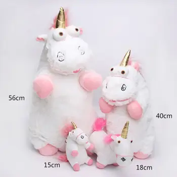 

Lovely Kawaii Plush Stuffed Toy Unicorn Pendant Cuddly Kids Gift Fluffy 56cm New