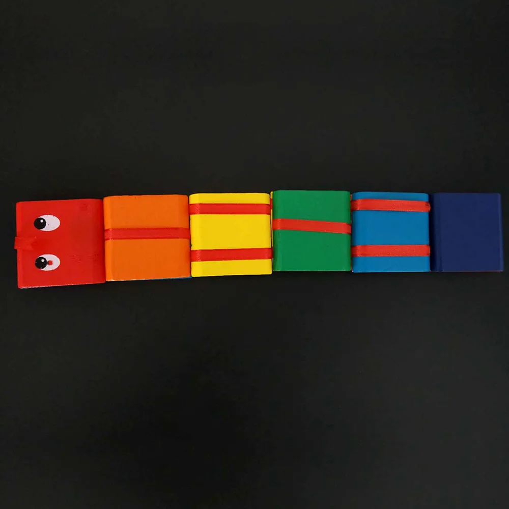 

Fun Creative Eyes Snakes Shape Colorful Flip Board Magic Book Baby Intelligence Early Education Toys
