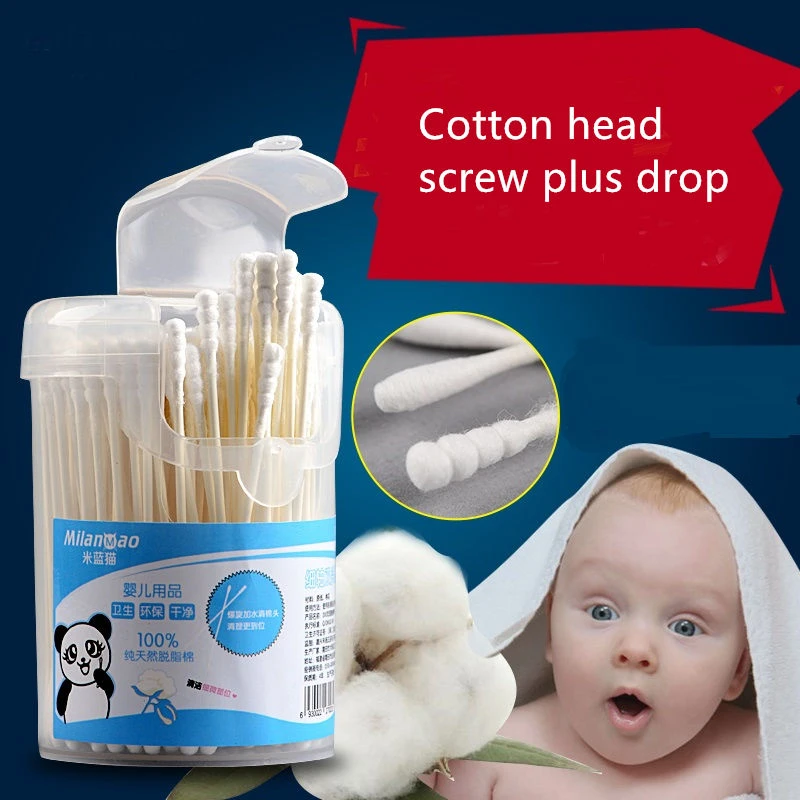 Une Spirale Une Tete De Chute De Nouveau Ne Bebe Coton Tige Bebe Coton Tige Speciale Mince Arbre Vis Tete Stud 0 Fotos Aliexpress