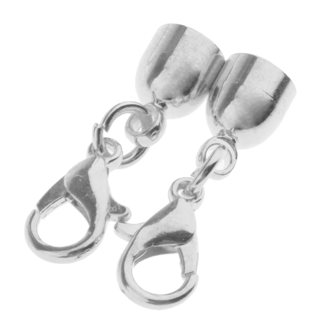 5 Pieces/Lot Two End Lobster Clasp Hook for Jewelry Converter Clasps Peanut Shape Fastener Lobster Claw Jewelry Findings