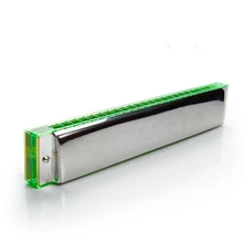 24 Holes Instrument Professional Musical Harmonica Octave Harmonica Mouth Organ