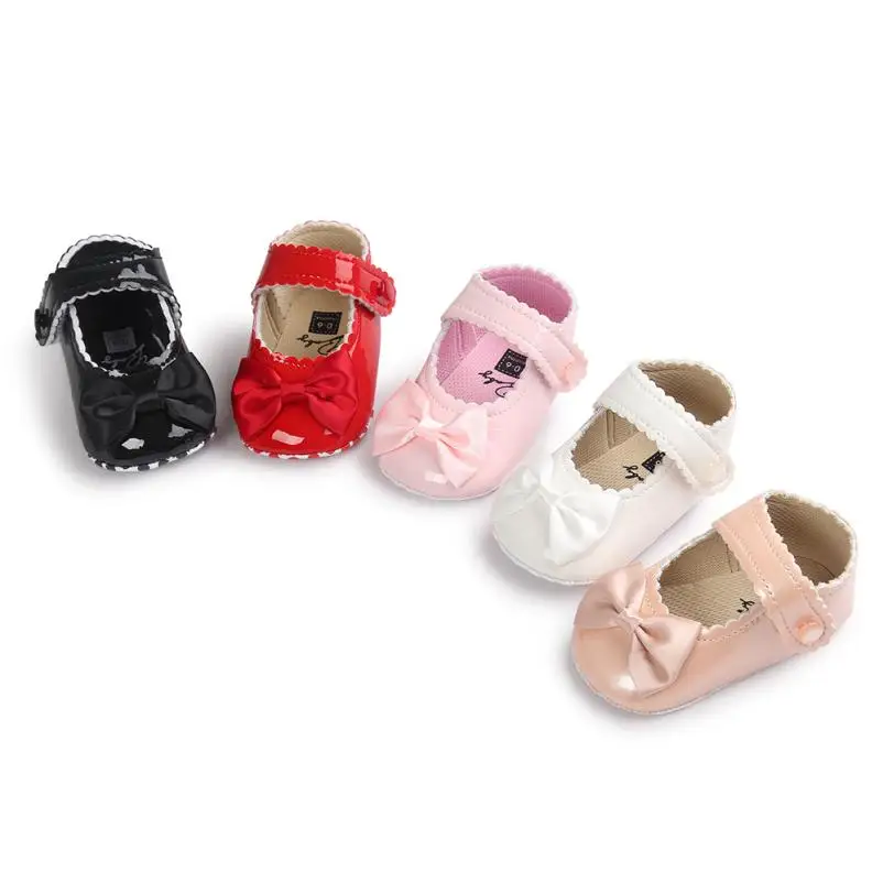 baby girl shoes leather Bowknot Shoes 