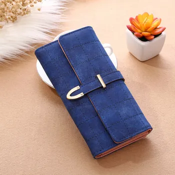 

2017 Women Vintage Long PU Leather Trifold Purse Coin Wallet Handbag Money Bag MSJ99