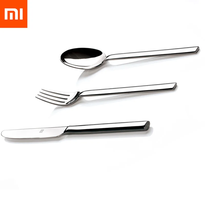 

Xiaomi Mijia Huohou Steak Knives Spoon Fork Stainless Steel Dinner Dinnerware Household Cutlery For Family Friends Gift