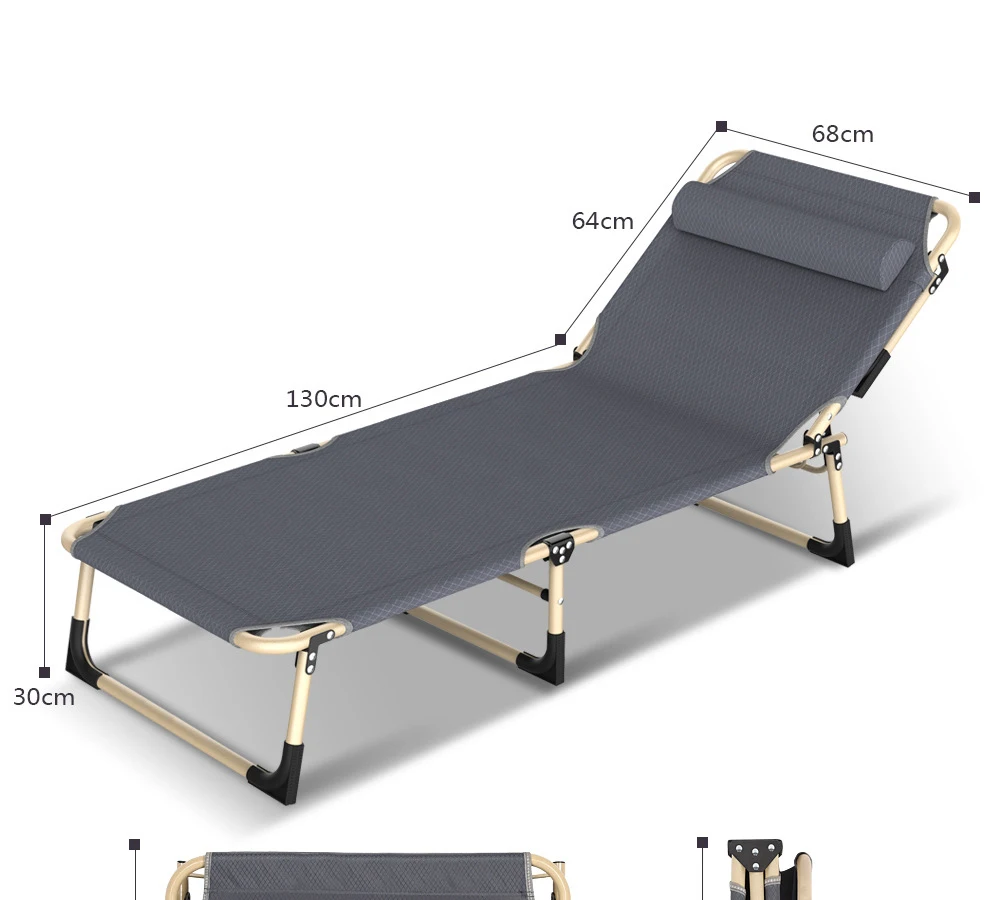 Высокое качество T-1 простой складной диван комфорт для интерьера, для зоны отдыха металлический стул хлопок отдых складной многофункциональный офис бытовой