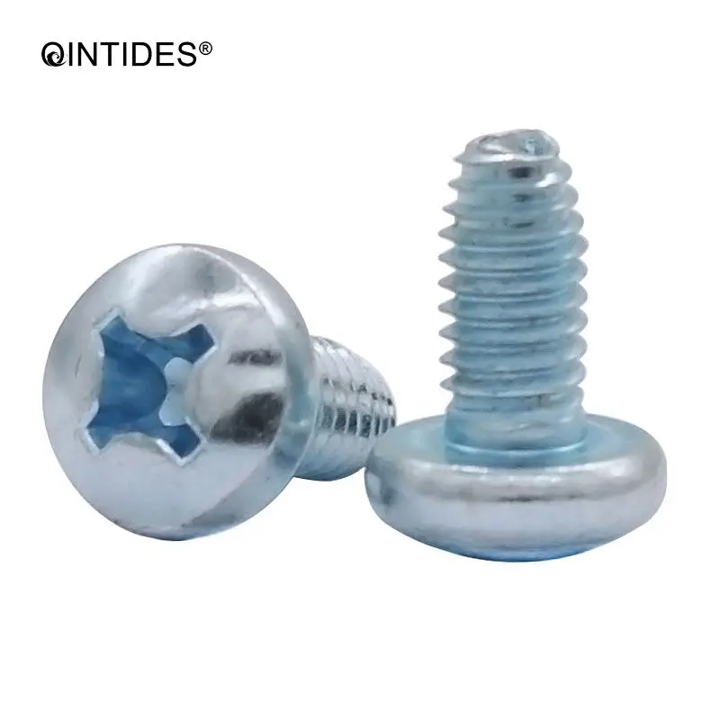 

QINTIDES M3 M4 M5 M6 Cross recessed pan head thread forming screws Self-tapping lock screw self-locking screw