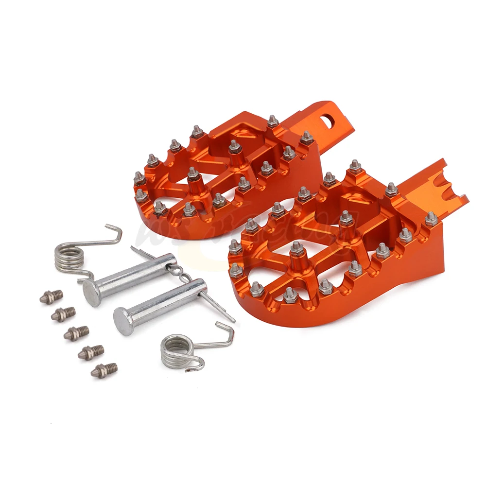 AnXin Pedales de reposapi/és universales CNC Coloridos para Honda CRF XR 50 70 110 M2R SDG DHZ SSR KAYO Pit Bike Motocicleta