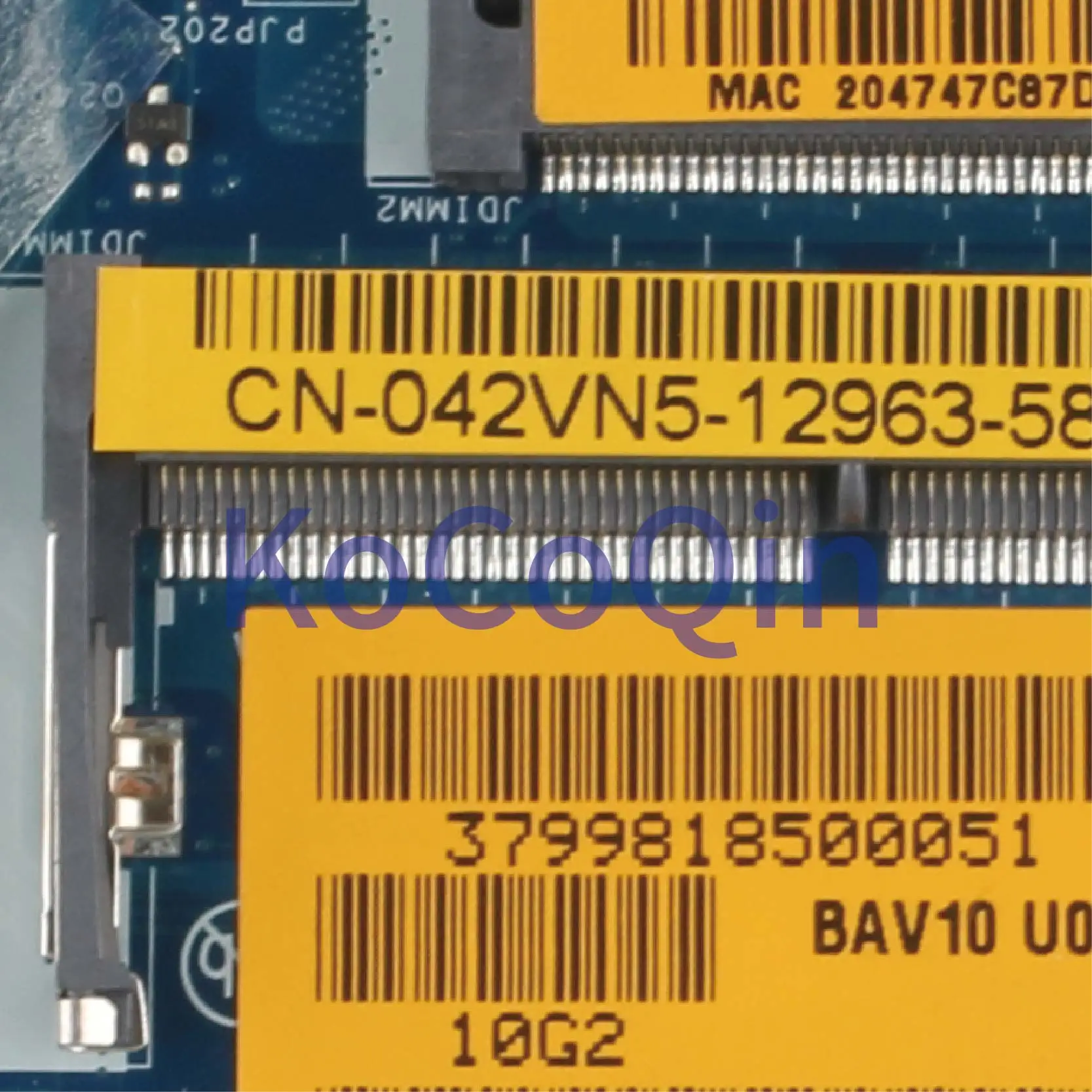 Greatest  KoCoQin Laptop motherboard For DELL Inspiron 5557 5457 P39F F49F I5-6200U Mainboard CN-042VN5 042VN