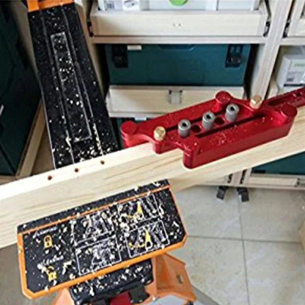 

Woodworking Self Centering Dowelling Jig for Metric Dowels 6/8/10mm Precise Drilling Tools TSH Shop