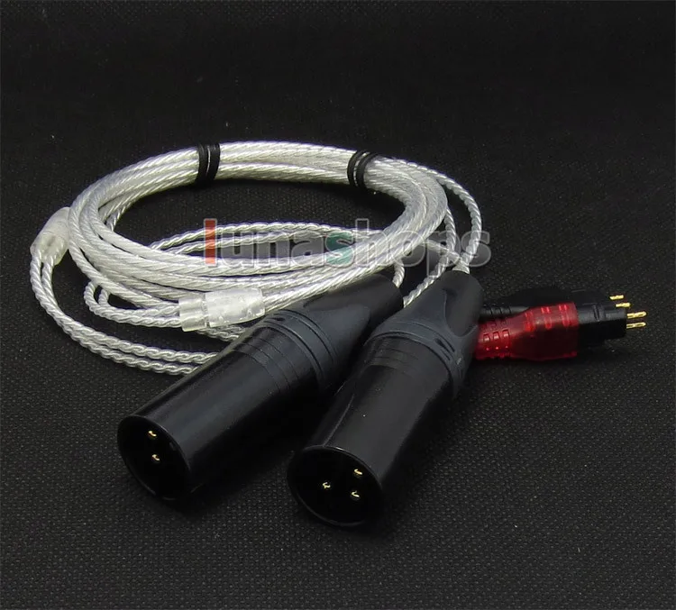 3pin XLR Male PCOCC + Silver Plated Cable for Sennheiser HD525 HD545 HD565 HD650 HD600 HD580 LN004739 3pin XLR Male PCOCC + Silver Plated Cable for Sennheiser HD525 HD545 HD565 HD650 HD600 HD580 LN004739