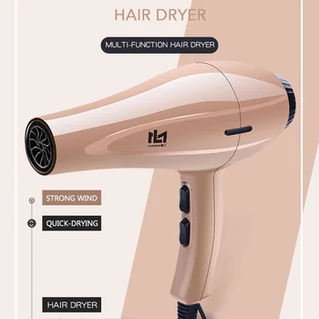

Professional Hair Dryer Machine Strong Wind Quick Drying Dormitory Student Electric Hair Blower Negative Ion Hot And Cold Wind
