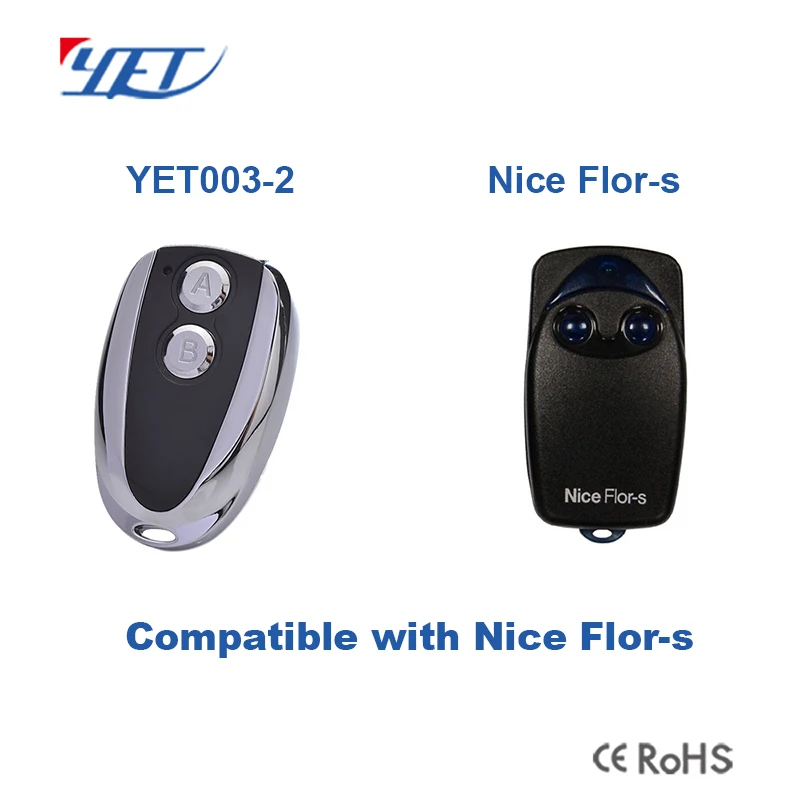 Free shipping cost !!!50pcs compatible nice flor s Remote control